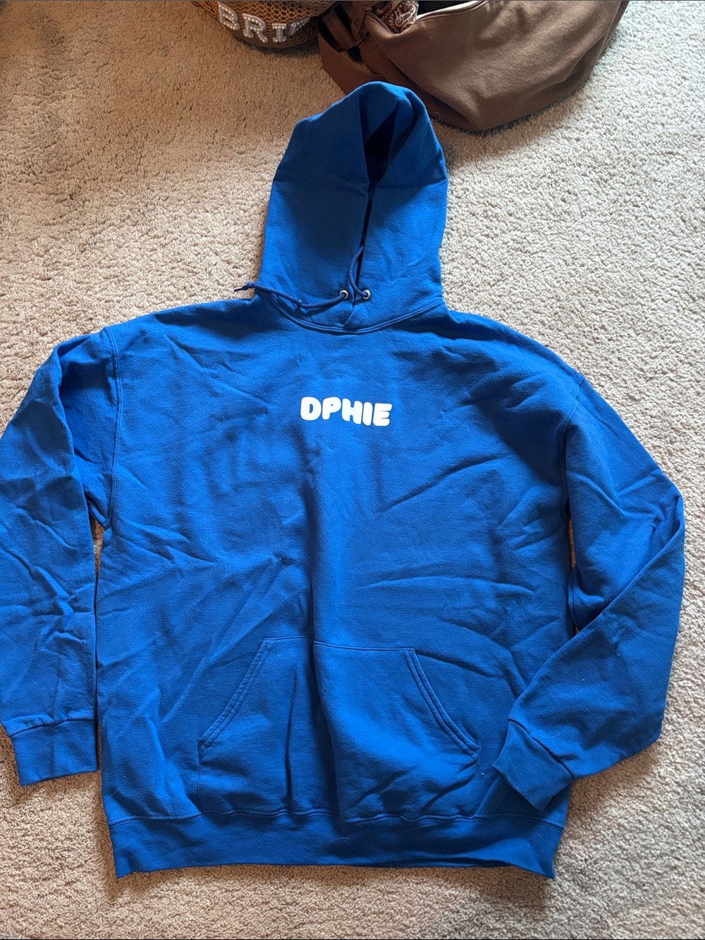 Blue Pullover Hoodie